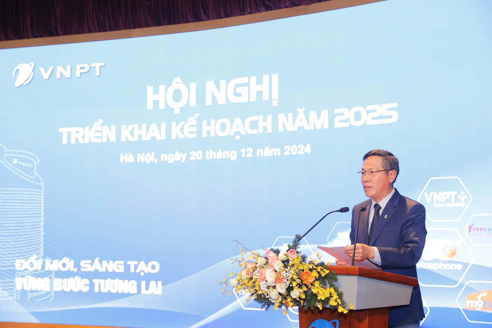 Chủ tịch HĐTV Tập đoàn Tô Dũng Thái phát biểu khai mạc Hội nghị