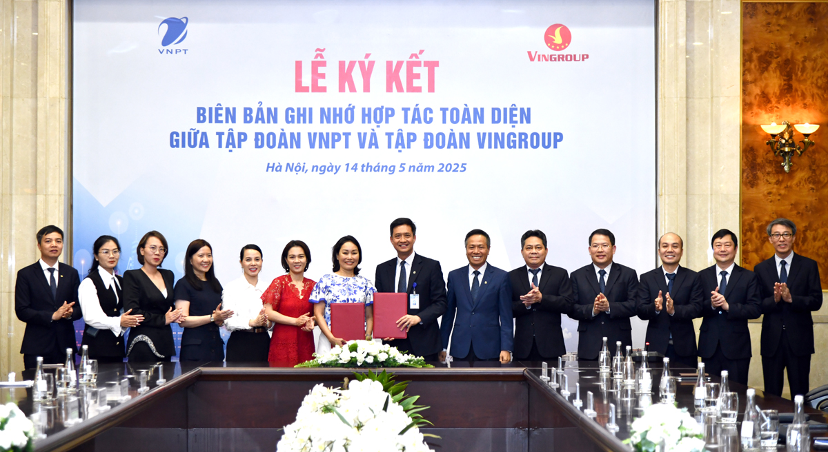 VNPT và Vingroup hợp tác cùng thúc đẩy chuyển đổi số, chuyển đổi xanh